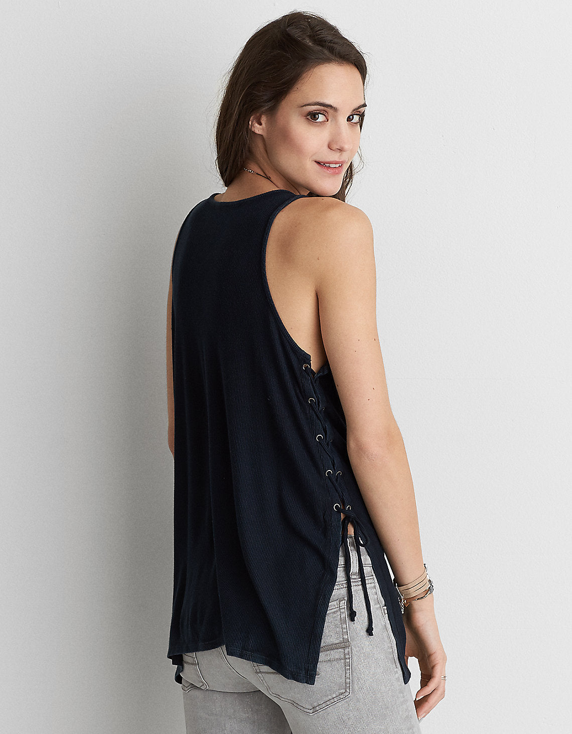 W-Reflection Knit Dress in Khaki